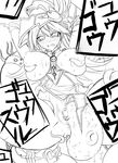  blush breasts bxssp754 censored duel_monster greyscale hat large_breasts long_hair magician's_valkyria monochrome rape sketch solo tentacles witch_hat yuu-gi-ou yuu-gi-ou_duel_monsters 