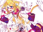  1girl animal_ears bad_id bad_pixiv_id bdsm blonde_hair blush bondage bound brother_and_sister cat_ears cat_tail collar cowgirl_position cuffs cuffs-to-collar girl_on_top hair_ornament hair_ribbon hairclip handcuffs headset hetero incest kagamine_len kagamine_rin penis ribbon sex shinigami_a short_hair siblings sketch straddling sweat tail twincest twins vocaloid 