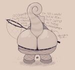 animal_crossing anthro arthropod beetle bent_over big_butt bodily_fluids bottomwear butt butt_focus butterfly butterfly_net chameleon clothing cucujoid digital_drawing_(artwork) digital_media_(artwork) english_text flannel flick_(animal_crossing) footwear grass heart_(marking) insect ladybug lepidopteran lizard male markings net nintendo oblivious pants pants_falling_down plant reptile scalie shoes solo spikes spikes_(anatomy) sweat sweaty_butt tail text topwear underwear vest zlut385