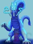  absurd_res asian_mythology blue blue_body blue_fur claws dildo dragon east_asian_mythology eastern_dragon female feral fur hi_res mythology ribbed_dildo sex_toy solo universaldragon whiskers 