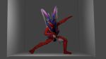  3d_(artwork) absurd_res anthro avian blender_(software) determined digital_media_(artwork) dragon generation_9_pokemon genjii ginyu_force hi_res humanoid interspecies koraidon male male/male nintendo pokemon pokemon_(species) pose solo video_games 