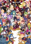  :o absurdres angel animal_ear_fluff aqua_hair bandaged_arm bandages bird black_hair blonde_hair blue_eyes blue_hair bright_pupils brown_eyes brown_hair cat_girl closed_eyes colored_sclera colored_skin constricted_pupils crossed_arms demon demon_horns disgaea dog_girl eringya_(marl_kingdom) everyone female_angel_(disgaea) female_brawler_(disgaea) female_warrior_(disgaea) flora_beast_(disgaea) folding_fan fur_trim ghost_(disgaea) gloves goggles goggles_on_head green_eyes green_hair green_skin grey_skin grin gun gunslinger_(disgaea) hairband hakama hand_fan handgun harada_takehito hat healer_(disgaea) helmet high_ponytail highres holding holding_fan holding_gun holding_staff holding_sword holding_weapon horns japanese_clothes jiangshi jitome long_hair long_sleeves looking_at_viewer mace mage_(disgaea) makai_senki_disgaea_7 monster_girl nekomata_(disgaea) ninja ninja_(disgaea) official_art ofuda open_mouth orc orc_(disgaea) penguin photoshop_(medium) pink_hair plant_girl pointy_ears prinny professor_(disgaea) purple_eyes purple_hair rectangular_eyewear red_eyes red_hair red_hakama rifle_demon_(disgaea) ronin_(disgaea) saber_kitty_(disgaea) samurai_(disgaea) shaman_(disgaea) sharp_teeth short_hair skull skull_(disgaea) sleeves_past_wrists smile staff standing sword teeth third_eye two-handed two_side_up upper_teeth very_long_hair weapon white_hair yellow_sclera 