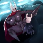  1:1 2019 absurd_res anthro arthropod big_breasts black_body black_skin blush breasts cloak clothing curvy_figure darkynsfw duo english_text featureless_feet fecharis female female_penetrated genitals glistening glistening_body glistening_skin hi_res hollow_knight hornet_(hollow_knight) male male/female male_penetrating male_penetrating_female non-mammal_breasts penetration penile penile_penetration penis_in_pussy protagonist_(hollow_knight) pussy red_clothing sex size_difference team_cherry text thick_thighs vaginal vaginal_penetration vessel_(species) video_games voluptuous wide_hips 