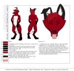  2022 absurd_res ambiguous_gender anthro artist_name black_ears black_nose canid canine digital_drawing_(artwork) digital_media_(artwork) english_text fox full-length_portrait fur hair hi_res jesam male mammal model_sheet multicolored_body multicolored_fur nude portrait red_body red_fox red_fur red_hair simple_background solo solo_focus standing text tuft white_body white_fur zhivagod 
