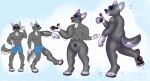  anthro badger belly expansion growth inflatable inflation kiri-anko male mammal muscular mustelid musteline overweight pool_(disambiguation) pool_toy sequence short sketch solo stack toy toytransformation transformation 