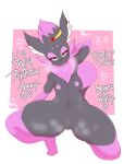  &lt;3 &lt;3_eyes 2020 absurd_res accessory anthro areola black_body black_fur blue_eyes bodily_fluids breasts cheek_tuft english_text eyeshadow facial_tuft female fur generation_5_pokemon genitals hair_accessory hairpin hi_res inner_ear_fluff licking licking_lips licking_own_lips looking_at_viewer makeup navel neck_tuft nintendo nipples nude pink_areola pink_body pink_eyeshadow pink_fur pink_nipples pokemon pokemon_(species) pussy saltyxodium self_lick solo sweat text thick_thighs tongue tongue_out tuft video_games white_inner_ear_fluff zabrina_(afc) zorua 