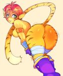  animal_humanoid anus bent_over breasts felid felid_humanoid female fur genitals hair hi_res humanoid mammal mammal_humanoid mostly_nude nipples onae pantherine pantherine_humanoid pussy solo striped_body striped_fur stripes tiger_humanoid 