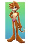  anthro brown_body brown_fur clothed clothing fan_character feet fur hi_res male mammal murid murine nails panties panties_only pikative rat rodent sega solo sonic_the_hedgehog_(series) topless underwear underwear_only 