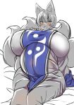  animal_humanoid bed belly big_belly big_breasts biped blue_clothing blue_tabard blush breasts canid canid_humanoid canine canine_humanoid clothed clothing curvy_figure digital_media_(artwork) dress eyelashes female fluffy fluffy_tail fox_humanoid front_view fully_clothed fur furniture grey_body grey_ears grey_fur grey_hair grey_inner_ear grey_inner_ear_fluff grey_tail hair hand_on_breast huge_breasts humanoid inner_ear_fluff light_body light_skin looking_at_viewer mammal mammal_humanoid monotone_body monotone_ears monotone_fur monotone_hair monotone_tail multi_tail navel navel_outline on_bed open_mouth outie_navel portrait pregnant pregnant_female pupils ran_yakumo restricted_palette shaded short_hair simple_background sitting slit_pupils solo tabard three-quarter_portrait tight_clothing tight_dress touhou tuft video_games voluptuous white_background white_clothing white_dress wildcatf14 yellow_eyes 