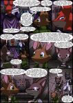  2016 absurd_res amethyst_(kitfox-crimson) anthro armor black_body black_fur bodily_fluids bray_(kitfox-crimson) brianna_(kitfox-crimson) brown_body brown_fur cloak clothed clothing colored comic dasyurid dasyuromorph dialogue dialogue_box female fur green_clothing group hi_res kangaroo kitfox-crimson lady_brushfire_(kitfox-crimson) macropod male mammal marsupial murid murine numbat pipa_(kitfox-crimson) purple_cloak quoll rat red_body red_fur red_kangaroo rodent speech_bubble tears wallaby 