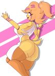  2022 2d_(artwork) accessory animal_humanoid animatronic apron avian avian_humanoid big_breasts big_butt bird bird_humanoid bracelet breasts butt chica_(cally3d) chicken_humanoid clothing creamy_sandwich digital_media_(artwork) female five_nights_at_freddy&#039;s five_nights_at_freddy&#039;s_2 galliform galliform_humanoid hair hair_accessory hairband hairclip hi_res humanoid jewelry legwear looking_at_viewer machine ponytail robot robot_humanoid scottgames smile solo thigh_highs toy_chica_(fnaf) video_games 