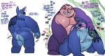  absurd_res alien anal anthro anthrofied belly blue_body blue_fur blush butt disney duo english_text fur hi_res himbo_stitch jumba_jookiba kamudragon lilo_and_stitch looking_back male male/male male_penetrated male_penetrating male_penetrating_male musclegut navel nude overweight pecs penetration presenting presenting_hindquarters sex shaking_butt stitch_(lilo_and_stitch) tattoo teasing text 