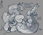  after_transformation anthro balls bedroom_eyes big_balls big_breasts big_penis breasts cinderace dialogue english_text fusion generation_3_pokemon generation_5_pokemon generation_6_pokemon generation_8_pokemon genitals goodra greyscale gynomorph huge_balls huge_penis hybrid hyper hyper_balls hyper_genitalia hyper_penis intersex mawliet monochrome narrowed_eyes nintendo penis pok&eacute;mon_fusion pokemon pokemon_(species) scolipede seductive sentient_penis serperior text video_games worried zangoose 