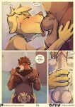  anthro apollo_(dirtypaws) ball_fondling balls big_penis bird_dog black_lips blonde_hair blush bodily_fluids body_hair brown_bear brown_body brown_fur butt butt_grab canid canine canis chest_hair clothing colored colors_(dirtypaws) comic dialogue digital_media_(artwork) domestic_dog duo english_text erection fellatio fondling foreskin fur genital_fluids genitals hair hand_on_butt hi_res huge_penis humanoid_genitalia humanoid_penis hunting_dog labrador licking lips locker_room male male/male mammal masturbating_while_penetrated masturbation muscular muscular_male nude oral panel_skew penetration penile penile_masturbation penis penis_focus penis_squish precum pubes pushing_in retracted_foreskin retracting_foreskin retriever sex shaking_balls shower speech_bubble squish sweat sweatdrop tan_body tan_fur text theo_young tongue tongue_out undressed url ursid ursine vein veiny_penis wet 