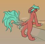  anthro big_tail blush bodily_fluids cum cum_from_ass cum_in_ass cum_inside cumshot dragon ejaculation eledensfw erection fur genital_fluids genitals girly green_body green_fur hi_res intersex leaking_cum leaning leaning_forward looking_at_viewer male nude penis piercing red_body red_fur smile solo trans_(lore) trans_woman_(lore) unna_(eledensfw) 