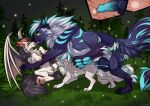arthropod asanagi_toshiro aura balls beetle big_balls bodily_fluids canid canine canis cervical_penetration cervix cum cum_inside cunnilingus dire_wolf doggystyle dragon elateroid fangs female feral firefly fluffy fluffy_tail forest from_behind_position fuzzy fuzzy_balls genital_fluids genitals grass group group_sex hi_res hjkr horn impregnation insect internal kissing knot male male/female mammal mane mirai_toshiro mythological_creature mythological_scalie mythology oral pawpads paws penetration penis plant prehistoric_species rexxy_(pipinosgr) saggy_balls scalie sex size_difference tail teeth threesome tongue tree trio vaginal vein veiny_balls veiny_knot veiny_penis wings wolf yellow_eyes