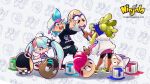  aqua_eyes aqua_hair baseball_cap berecca bike_shorts black_hoodie black_sleeves blue_hairband blue_pupils blue_shorts blunt_bangs burton_(ninjala) character_background child closed_mouth collared_jacket copyright_name copyright_notice dark-skinned_female dark_skin dreadlocks easter easter_egg egg emma_(ninjala) english_commentary english_text eyelashes eyepatch flat_chest fur-trimmed_jacket fur_trim gradient_hair green_hair green_shoes gumchi gungho hairband half_updo halftone halftone_background happy hat holding holding_egg holding_paint_palette holding_paint_tube holding_paintbrush hood hoodie impossible_hair jacket jane_(ninjala) kappei_(ninjala) kinky_hair logo logo_print lone_nape_hair long_hair long_shirt long_sidelocks long_sleeves lucy_(ninjala) medical_eyepatch medium_hair multicolored_hair ninjala nose_tape o-ring official_art open_clothes open_jacket open_mouth outline paint_palette paint_tube paintbrush painting_(action) pink_hair pink_shirt polka_dot polka_dot_background pompadour print_hoodie print_shirt print_sleeves puffy_long_sleeves puffy_shorts puffy_sleeves purple_hair purple_outline rianti-wong ron_(ninjala) scar scar_on_cheek scar_on_face second-party_source shirt shoes shorts shuriken sidelocks simple_background single_bare_arm single_fishnet_armwear single_fishnet_legwear single_leg_pantyhose single_sleeve sitting skinny sleeveless sleeveless_shirt smile sneakers solo spiked_hair_ornament star_(symbol) star_print streaked_hair teeth triangle_print twintails two-tone_shirt unzipped upper_teeth_only v-shaped_eyebrows van_(ninjala) weapon web_address white_background white_hair white_hat white_shirt white_sleeve_cuffs zipper 