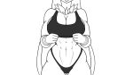  2d_animation abs animated anthro big_breasts blaziken bouncing_breasts bra breasts clothing female generation_3_pokemon hanako_(lyorenth-the-dragon) lyorenth-the-dragon muscular navel nintendo nipple_piercing nipples piercing pokemon pokemon_(species) solo sports_bra thong underwear video_games 