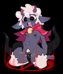 &lt;3 &lt;3_eyes 2022 abdominal_bulge ahegao anthro anthro_penetrated black_background black_body black_skin bodily_fluids bovid breasts cape cape_only caprine clothing consentacles cult_of_the_lamb drooling erocoffee female female_penetrated fur genitals hi_res horn kneeling lamb_(cult_of_the_lamb) looking_pleasured mammal mostly_nude mostly_nude_anthro mostly_nude_female nipples open_mouth penetration pentacle pubes pussy saliva sex sheep simple_background solo tentacle_in_pussy tentacle_penetration tentacle_sex tentacles vaginal vaginal_penetration wool_(fur) 