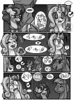  absurd_res big_macintosh_(mlp) blush clothing comic duo equid equine exclamation_point eyes_closed female_symbol freckles friendship_is_magic gender_symbol group hasbro hi_res horn male/female_symbol male_symbol mammal monochrome my_little_pony pictographics question_mark sexuality_symbol shirt shocked sketchy_skylar smile solo sugar_belle_(mlp) sweetie_belle_(mlp) symbol topwear trio unicorn 