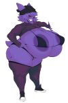  absurd_res anthro areola beanie big_breasts bikini black_pupils breasts clothed clothing female footwear furrchan generation_1_pokemon gengar hair hat headgear headwear hi_res huge_breasts huge_thighs hyper hyper_breasts leggings legwear looking_at_viewer nintendo pokemon pokemon_(species) pupils purple_areola purple_body purple_hair raised_clothing raised_sweater raised_topwear red_eyes red_sclera shoes smile sneakers solo sweater swimwear thick_thighs topwear video_games 