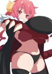  absurd_res animal_humanoid big_breasts big_butt breasts butt claws clothing dragon dragon_humanoid female hair hi_res holding_breast horn horned_humanoid huge_breasts humanoid ilulu legwear miss_kobayashi&#039;s_dragon_maid navel ojikurage panties pink_hair red_eyes segmented_tail sharp_teeth short_stack small_waist solo teeth thick_thighs thigh_highs thong underwear wide_hips 