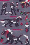  absurd_res anthro biped black_body black_fur black_stripes black_tail blep blonde_hair blue_tongue chest_tuft claws ear_piercing empty_eyes fangs felid floppy_ears front_view fur gauged_ear grey_body grey_ears grey_fur hair hi_res horizontal_pupils horn male mammal markings model_sheet mouth_closed mouth_shot narrowed_eyes open_mouth pawpads piercing pupils quadruped rayliicious rear_view red_claws red_horn red_nose red_pawpads red_tongue ronni_(rayliicious) side_view simple_background solo standing striped_markings striped_tail stripes tail_markings tentacle_tongue tentacles tongue tongue_out tuft white_body white_fur white_hair white_tail 