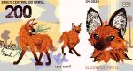  2022 ambiguous_gender artist_name canid canine deltasomnium digital_media_(artwork) feral fluffy fluffy_tail fur leg_markings mammal maned_wolf markings number orange_body orange_fur pixel_(artwork) plant portuguese_text quadruped simple_background socks_(marking) text tree widescreen 