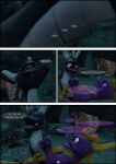 3d_(artwork) absurd_res activision angry balls bodily_fluids cave comic cum cum_in_mouth cum_inside dark_body dark_spyro digital_media_(artwork) dragon drakeledragon drinking drinking_cum duo english_text feral genital_fluids genitals happy hi_res horn male male/male mythological_creature mythological_scalie mythology open_mouth penis purple_body purple_eyes red_eyes rope scalie source_filmmaker_(artwork) spyro spyro_the_dragon tail teeth text unsatisfied wings yellow_balls yellow_body yellow_penis
