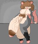 absurd_res american_opossum animal_ears anthro balls bangs big_balls big_breasts big_butt big_penis bottom_heavy bottomless breasts butt clothed clothing fur genitals gynomorph hair hair_over_eyes hi_res huge_balls huge_breasts huge_butt huge_penis huge_thighs humanoid_genitalia humanoid_penis hyper hyper_balls hyper_genitalia hyper_penis intersex jess_(sl33py_demon) mammal marsupial monster_girl_(genre) nipples nude nude_anthro penis simple_background sl33py_demon smile solo tail thick_thighs vein veiny_penis wide_hips