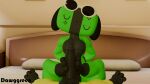 3d_(artwork) animate_inanimate anthro dawggreen digital_media_(artwork) duo feet first_person_view foot_fetish foot_focus foot_play genitals hi_res male male/male nintendo nintendo_switch penis switch_dog uwu