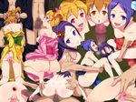  4girls anal anal_fingering anus aono_miki ass blonde_hair blue_eyes blue_hair breasts brown_hair censored doggystyle fellatio fingering fresh_precure! gaping girl_on_top hand_on_head hetero higashi_setsuna japanese_clothes kimono kneeling large_breasts medium_breasts momozono_love multiple_girls nipples oral penis pink_eyes precure purple_eyes pussy sex sex_from_behind someoka_yusura spread_pussy squatting vaginal yamabuki_inori yellow_eyes 