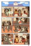 2:3 69_position absurd_res animal_crossing animal_genitalia animal_penis balls blush bodily_fluids butt canid canine canine_genitalia canine_penis canis comic cum cum_inside dialogue digby_(animal_crossing) domestic_dog english_text erection fellatio frottage fur genital_fluids genitals grope hair hi_res human incest_(lore) isabelle_(animal_crossing) knot male male_penetrating mammal nintendo nude nutty_bo oral penetration penile penis penises_touching raccoon_dog selfcest sex sheath shih_tzu sibling_(lore) smile smug smug_face speech_bubble square_crossover sweat tail tanuki text tom_nook_(animal_crossing) toy_dog villager_(animal_crossing) yellow_body