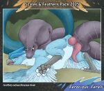 2025 2_penises animal_genitalia animal_penis arbok articuno avian beak bite blue_body blue_feathers butt claws cloaca cloacal cloacal_penetration duo english_text eyelashes eyes_closed fangs feathered_wings feathers feet female female_on_bottom female_penetrated feral feral_on_bottom feral_on_feral feral_on_top feral_penetrated feral_penetrating feral_penetrating_feral ferocious_ferals generation_1_pokemon genitals hemipenes hi_res legendary_pokemon male male/female male_on_top male_penetrating male_penetrating_female multi_genitalia multi_penis nature nature_background neck_bite nintendo on_bottom on_top open_mouth penetration penile penile_penetration penis pinned pinned_to_ground plant pokemon pokemon_(species) presenting presenting_cloaca presenting_hindquarters purple_body purple_scales raised_tail reptile scales scalie sex shrub signature snake tail talons tapering_penis teeth text toes tongue url white_claws white_eyes wings