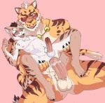 anal anal_penetration anthro blush bodily_fluids cum cum_in_ass cum_inside duo erection felid feline genital_fluids ghastlydog hi_res jewelry leopard_cat lin_hu male male/male mammal necklace nekojishi nude pantherine penetration prionailurus shu-chi studio_klondike tiger