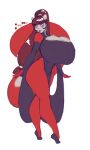 accessory anthro asian_clothing bangs big_breasts blue_eyes breasts chinese_clothing chinese_dress cleavage_cutout clothing cutout dress east_asian_clothing eurasian_red_squirrel female footwear fur grey_body grey_fur hair hair_accessory hair_tie hi_res huge_breasts long_hair mammal nemesisprime909 nipple_outline pose red_body red_fur red_hair rodent sciurid shoes solo tree_squirrel yinuo_song