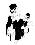  &quot;honest&quot;_john_foulfellow 2022 anthro ascot bottomwear cane canid canine cape claws clothed clothing disney domestic_cat duo felid feline felis fox fur gesture gideon_(pinocchio) gloves half-closed_eyes handwear hat headgear headwear hi_res looking_at_viewer male mammal narrowed_eyes open_mouth pants pinocchio pose raised_tail reagan700 smile smiling_at_viewer smirk standing toe_claws top_hat topwear waving waving_at_viewer waving_hand whiskers 