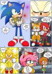  absurd_res amy_rose comic english_text hi_res knuckles_the_echidna miles_prower raianonzika sega sonic_adventure sonic_the_hedgehog_(series) super_sonic tails_(disambiguation) text tikal_the_echidna 