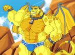  activision anthro biceps big_muscles boris_(spyro) bulge clothing deadanthro dragon flexing grin hi_res looking_at_viewer male membrane_(anatomy) membranous_wings muscular scalie smile solo spyro_reignited_trilogy spyro_the_dragon underwear video_games western_dragon wings 