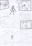  anthro black_and_white border clicking cloud cloudscape comic duncan_(kitfox_crimson) english_text evil_grin explosion field flying flying_machine gun kangaroo kitfox-crimson machine macropod male mammal marsupial mecha monochrome mountain onomatopoeia outside_border profanity ranged_weapon sketch sky smile solo sound_effects text weapon 