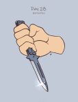  ambiguous_gender balisong blade fist hermitpioneer hi_res human invalid_tag knife mammal solo weapon 