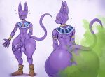  anthro anus anus_outline balls beerus big_balls big_butt big_penis bodily_fluids bottom_heavy butt clothed clothed/nude clothing deity domestic_cat dragon_ball dragon_ball_super ear_piercing ear_ring egyptian_clothing fart fart_cloud fart_fetish farting_at_viewer felid feline felis footwear footwear_only genitals gesture girly half-erect heavy_bottom hi_res huge_butt huge_thighs looking_at_viewer looking_back looking_down male mammal mostly_nude nude penis piercing presenting presenting_hindquarters purple_body raised_tail ring_piercing shoes shoes_only smile solo suggestive suggestive_gesture sweat sweatdrop sweatybuttcave teasing thick_thighs wide_hips yellow_eyes 