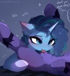  absurd_res blue_body blue_eyes blue_fur blue_hair blush cunnilingus duo ear_blush equid equine female female/female feral feral_on_feral fur hair hasbro hi_res hooves horn magnaluna mammal misty_(g5) mlp_g5 my_little_pony opaline_(mlp) oral purple_body purple_fur sex tongue tongue_out unicorn vaginal 