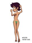  age_difference bikini breasts butt clothed clothing disney female hi_res human luz_noceda mammal partially_clothed pose simple_background small_breasts solo standing swimwear the_owl_house yoltick young younger_female 