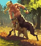  abdominal_bulge abs animal_genitalia animal_penis armor balls bent_over big_dom_small_sub blonde_hair blush bodily_fluids bonete bracers braided_hair breasts brown_body brown_fur butt centaur circlet cum cum_in_pussy cum_inside detailed_background dominant duo equid equid_taur equine_penis erection eyes_closed fangs female female_penetrated forest from_behind_position fur genital_fluids genitals grass green_body green_skin hair hand_on_chin hooves humanoid humanoid_on_taur humanoid_taur interspecies leaf male male/female male_penetrating male_penetrating_female mammal mammal_taur mounting muscular muscular_male nipples nude orc outside penetration penile penile_penetration penis penis_in_pussy pigtails plant ponytail sex size_difference smile tattoo taur taur_penetrating tree tusks twin_braids vaginal vaginal_penetration 