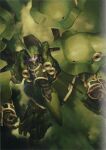  artist_request beam_cannon cable glowing glowing_eye gundam gundam_perfect_file gundam_unicorn kshatriya lens_flare machinery mecha mecha_focus mobile_suit neo_zeon no_humans one-eyed painting_(medium) radio_antenna realistic robot scan science_fiction traditional_media 