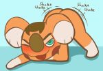  animal_crossing anthro ass_up blush butt canberra_(animal_crossing) female jack-o&#039;_pose koala mammal marsupial nintendo nude pose shaking_butt solo tongue tongue_out video_games vombatiform weirdkoaladream 