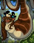  abdominal_bulge anthro antlers big_butt brown_body brown_fur brown_hair butt capreoline cervid duo female feral fur hair horn hypnofood hypnosis jungle kaa_(jungle_book) male mammal mind_control plant python reina_(hypnofood) reindeer reptile scalie snake spiral_eyes swallowing the_jungle_book tree vore 