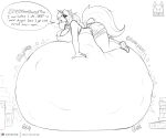  6:5 anthro belly big_belly big_prey comic digestion digestion_noises dragon dragon_prey english_text equid equine feeding female food force_feeding forced hi_res horn horse hyper hyper_belly larger_prey male male_prey mammal pizza reptile scalie size_difference smaller_pred solo tacticalfur text unicorn unwilling_pred vore willing_prey 