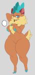  anthro areola blue_areola capreoline cervid female fluffy fluffy_tail hi_res hooves mammal neck_tuft nude pomegraniter reindeer shaved_pussy solo them&#039;s_fightin&#039;_herds thick_thighs tuft velvet_reindeer_(tfh) 